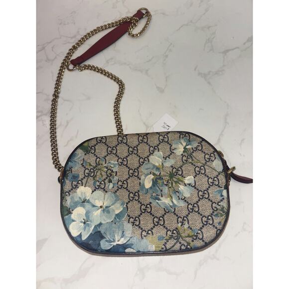 Gucci Blooms Shoulder Bag with Chain Strap - Picture 4 of 7